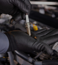 Car Engine spark plug service