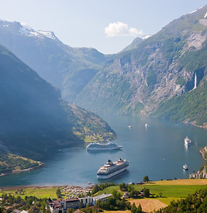 Scenic Mountain Fjord