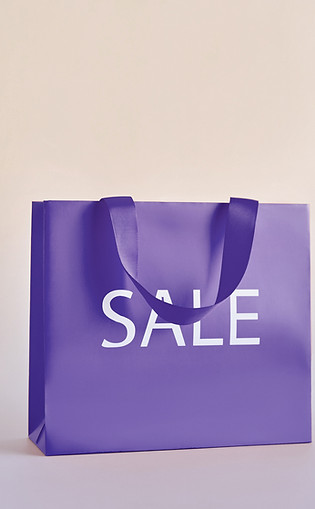 Purple Sale Bag