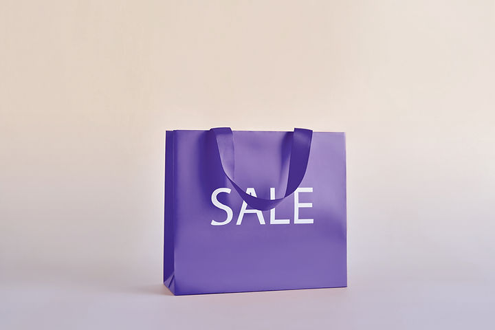 Purple Sale Bag