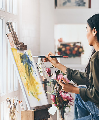 Malarstwo artystyczne w studio