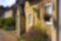 Houses in a traditional English design in a village street, UK