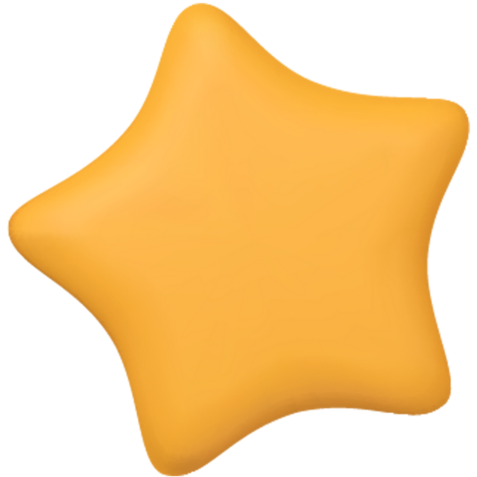 Yellow Star Illustration