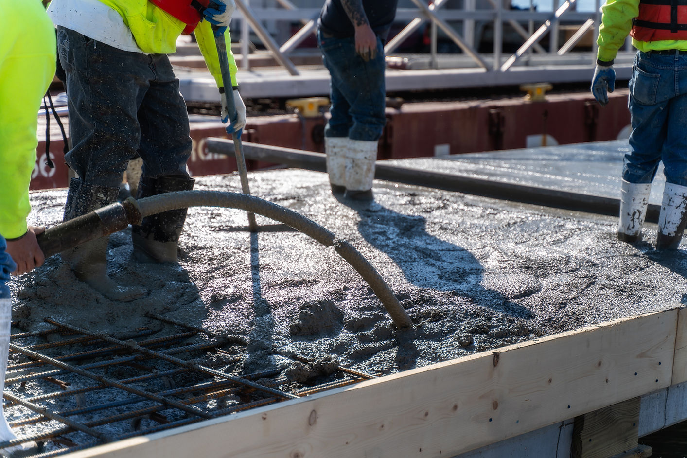 Concrete Pouring Process