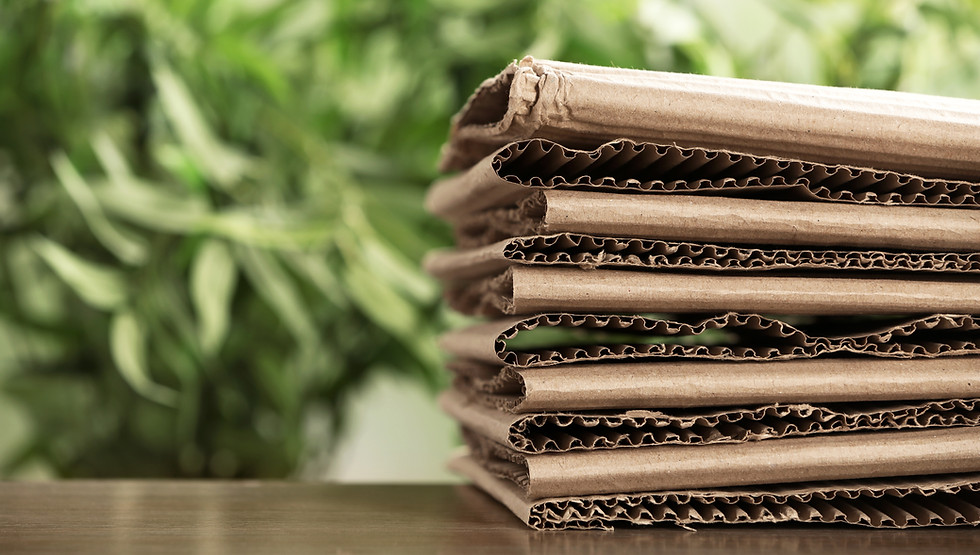 Stacked Cardboard Sheets