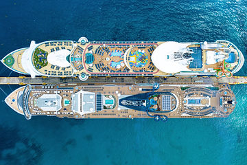 Cruise Ships Aerial