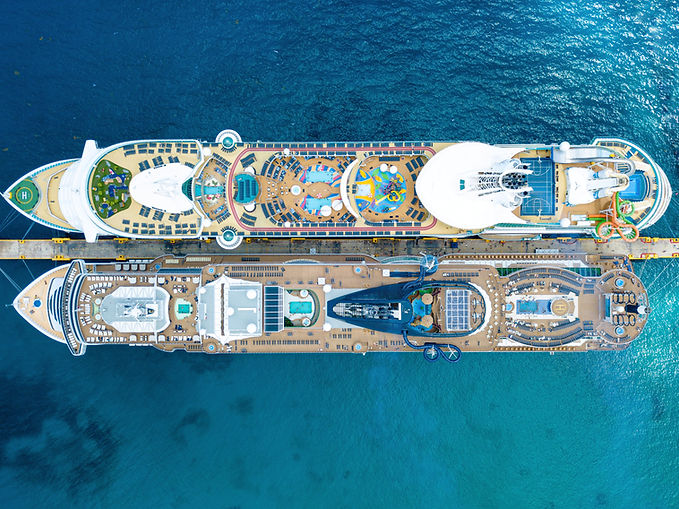 Cruise Ships Aerial