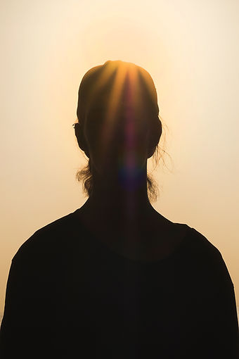 Silhouette With Sun