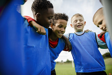 Kids Soccer Huddle