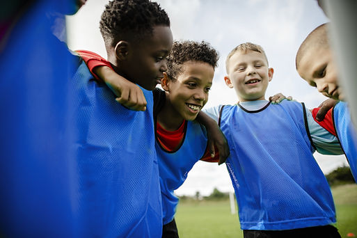 Reunión de fútbol infantil