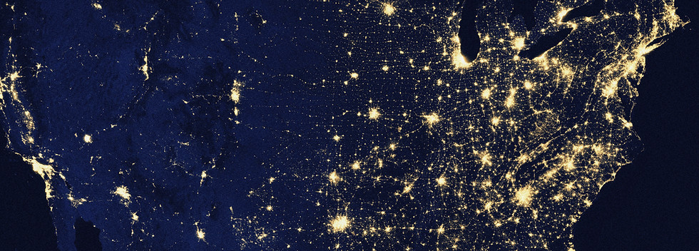 USA At Night