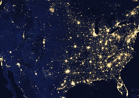 Earth View at Night