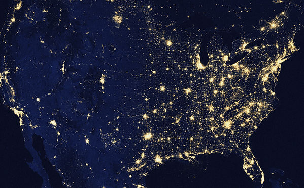 USA At Night