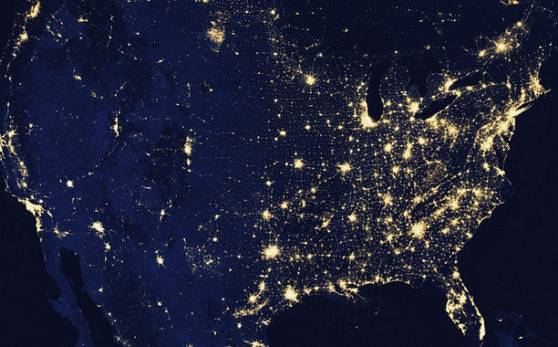 USA At Night