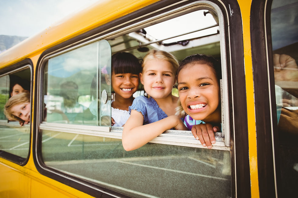 Kids On School Bus