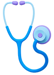 Blue And Purple Stethoscope