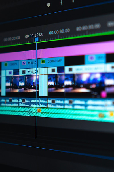 Ligne de temps pour le montage vidéo
