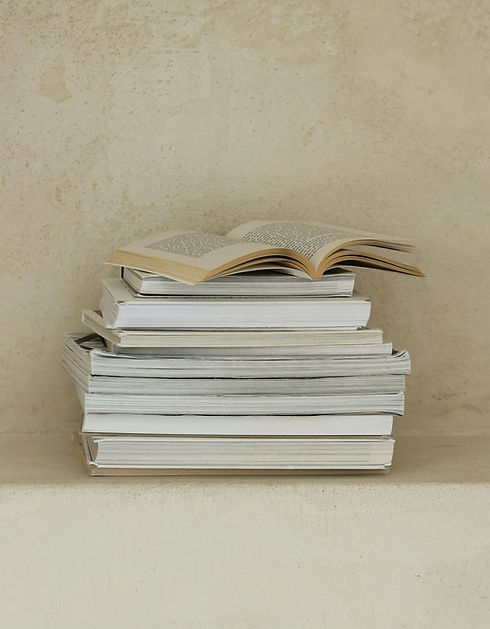 Stacked Books