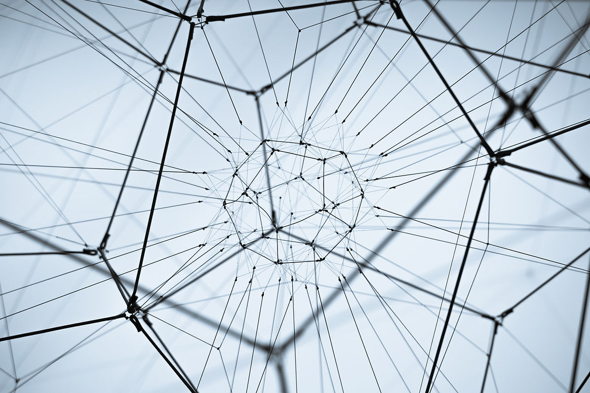Network Wireframe Structure