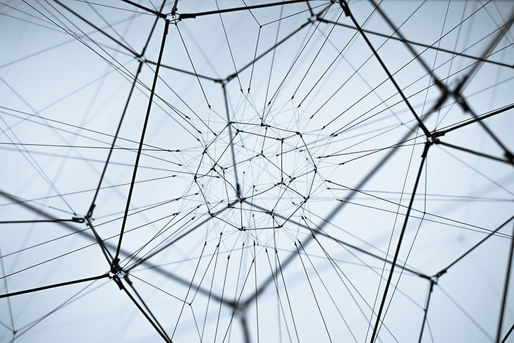 Network Wireframe Structure