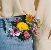 Flowers In Denim