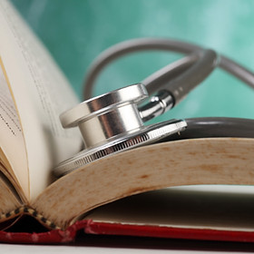 Stethoscope on Open Book