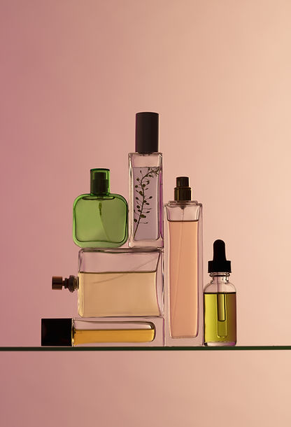 Exhibidor de frascos de perfume