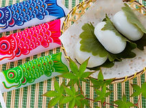 Koinobori and Kashiwa-mochi