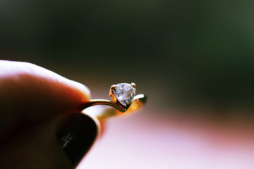 Gold Ring with Diamond