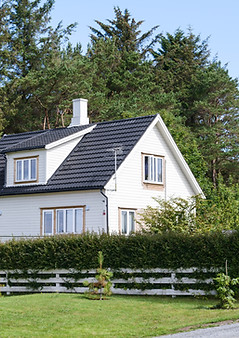 White Wooden House