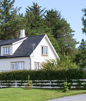 White Wooden House