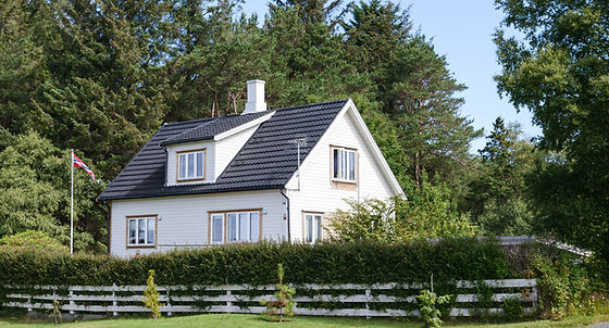White Wooden House