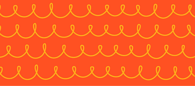 Yellow Loops Pattern