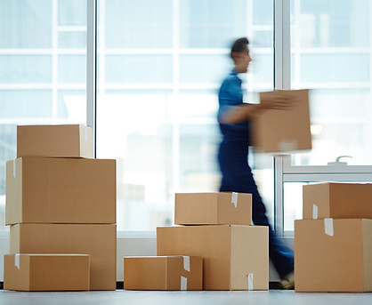 Man Carrying a Box