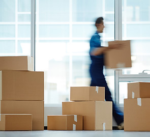 Man Carrying a Box