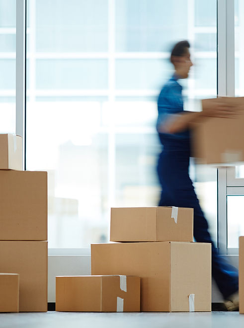 Man Carrying a Box