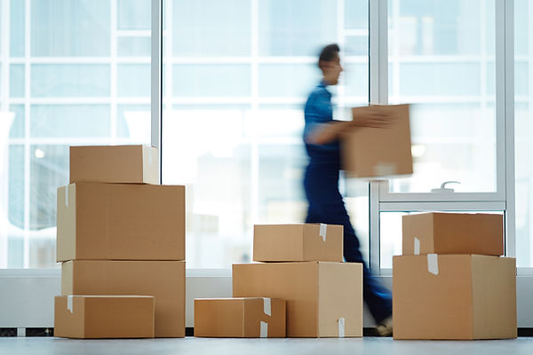 Man Carrying a Box