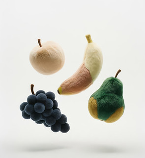 Fuzzy Fruit Art