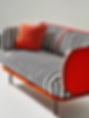 Modern Striped Sofa