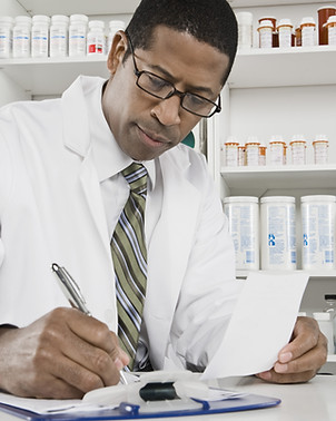 Pharmacist Writing Prescription