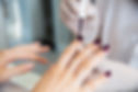 Pose de vernis à ongles