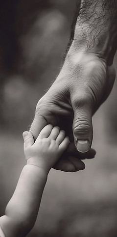 Adult and Child Hands