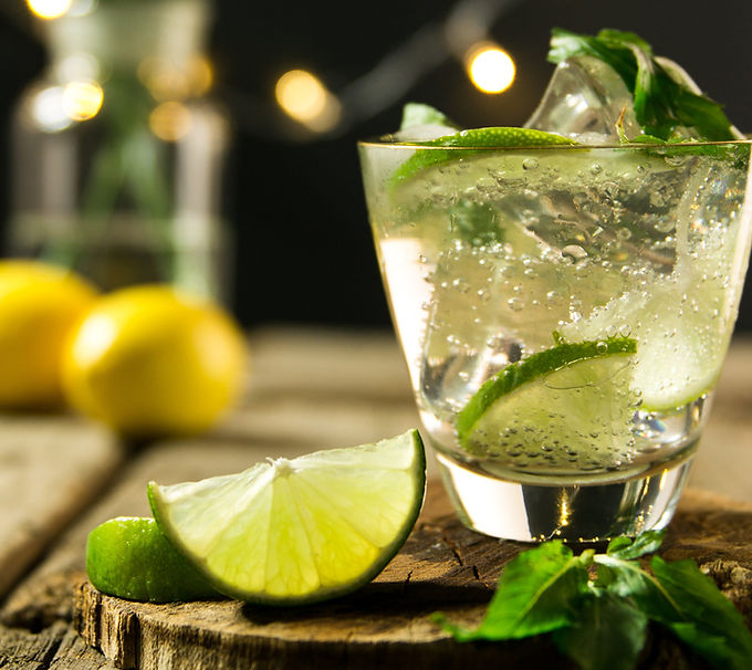 Lime Cocktail Closeup