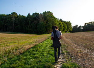 Man Walking Outdoors
