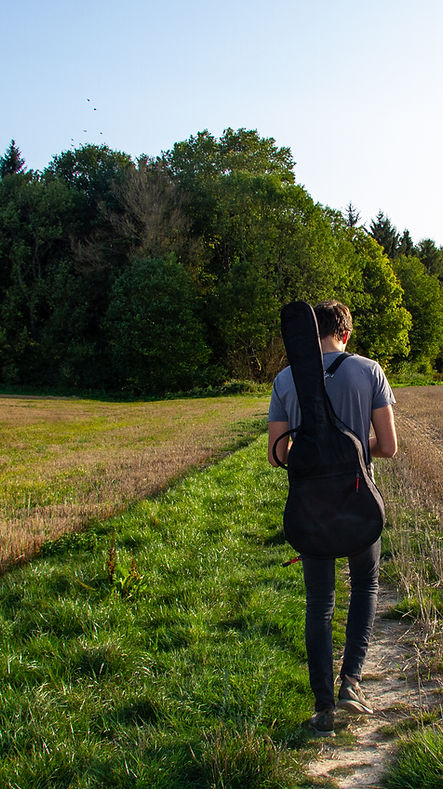 Man Walking Outdoors