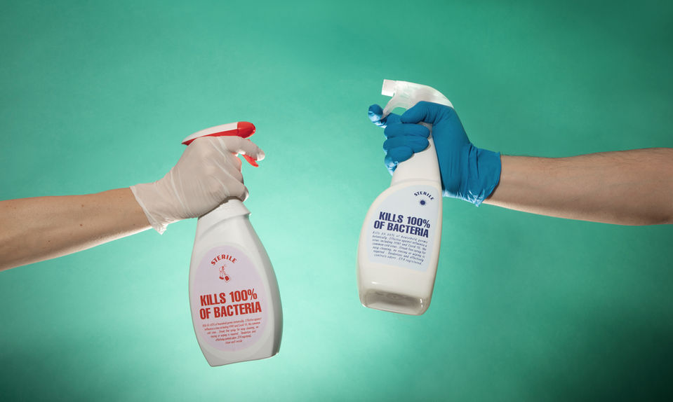Sanitizing Spαπορρυπαντικάray Bottles