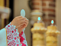 religious worship moment