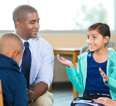 Teacher Engaging Students