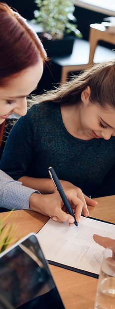 Signature d'un bon de commande dans le magasin séléctionné
