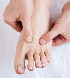 Foot massage. Image shot 2009. Exact date unknown